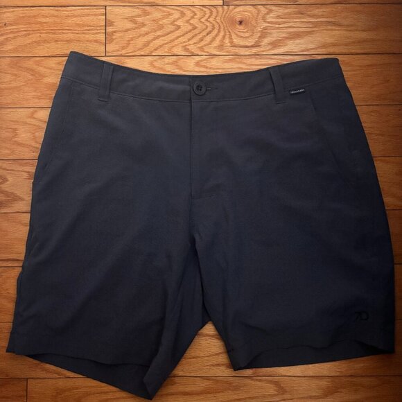7 Diamonds Dynamic Performance Shorts Navy Blue Mens Size 29 Athletic - Picture 1 of 3